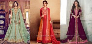 Latest Indian Jacket Style Dresses Gowns & Anarkali Suits 2022-23